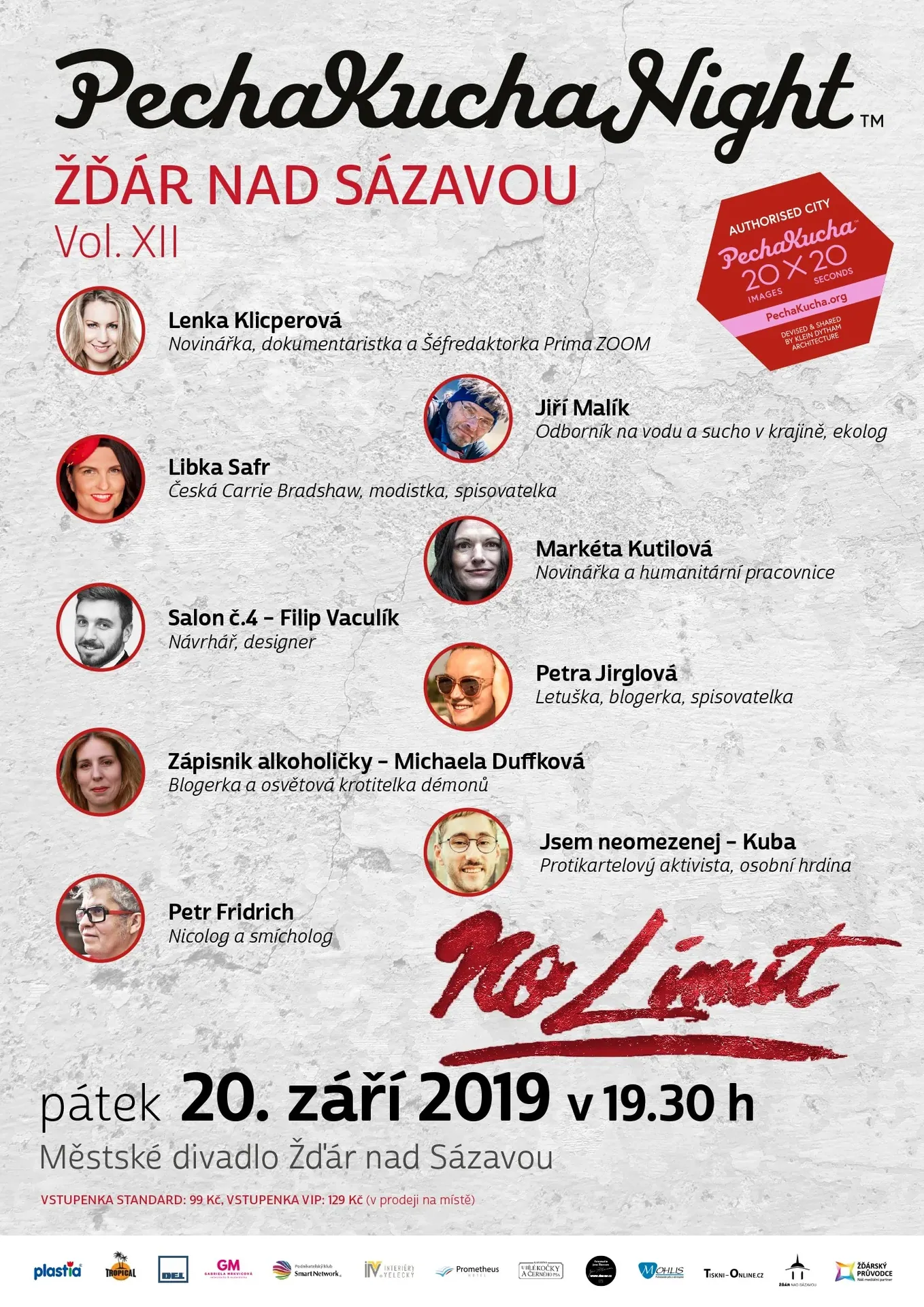 Pecha Kucha Night Vol. XII, 20.09.2019, Žďár nad Sázavou, 20. 9. 2019, Městské divadlo, Doležalovo náměstí 73/1, 591 01 Žďár nad Sázavou — networkingová akce podnikatelského klubu Smart Network. — fotka 2