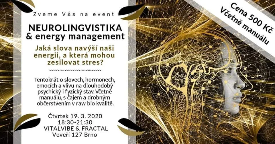 Neurolingvistika & energy management, 19.03.2020, 19. 3. 2020, Vitalvibe, Veveří 127, Brno — networkingová akce podnikatelského klubu Smart Network. — fotka 1